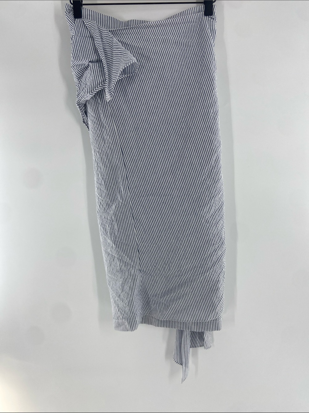 Towowge Blue and White Striped Maxi Skirt Size S Gently Used